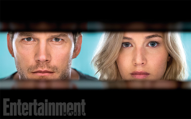 Jennifer Lawrence e Chris Pratt nelle prime foto di Passengers Jennifer Lawrence e Chris Pratt nelle prime foto di Passengers