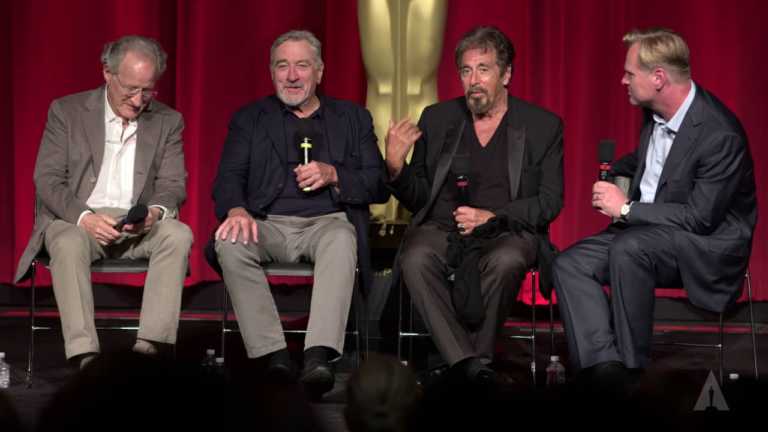 Christopher Nolan celebra Heat La Sfida con Al Pacino, De Niro e Mann [Video]