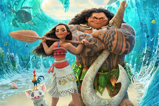 Oceania: una clip in lingua originale con Maui e Vaiana