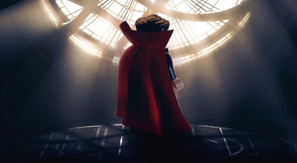 Doctor Strange: il poster lego per il film Marvel Studios Doctor Strange: il poster lego per il film Marvel Studios