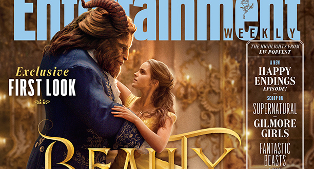 Emma Watson nella cover de La Bella e la Bestia