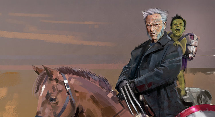 Clint Eastwood è Old Man Logan per Frisbeeman