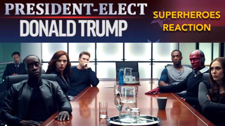 Donald Trump: la reazione dei supereroi alle elezioni