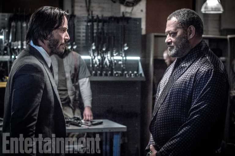 John Wick 2: Keanu Reeves e Laurence Fishburne insieme in una nuova immagine