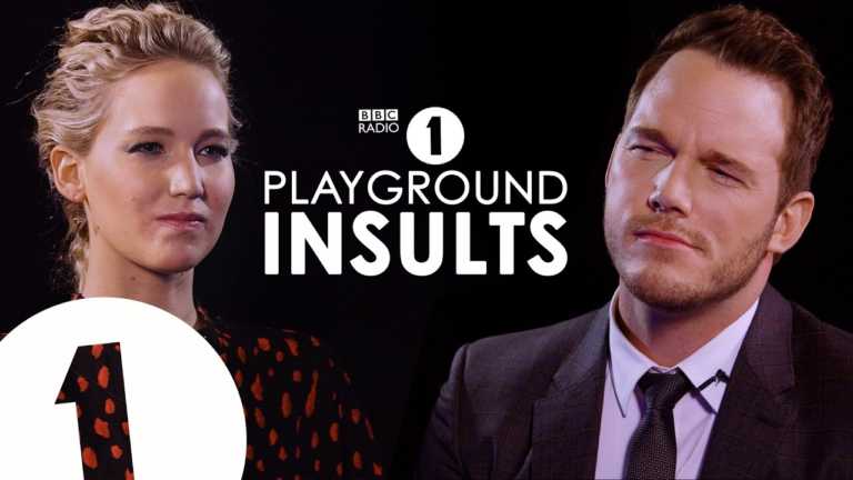 Jennifer Lawrence e Chris Pratt si insultano – video