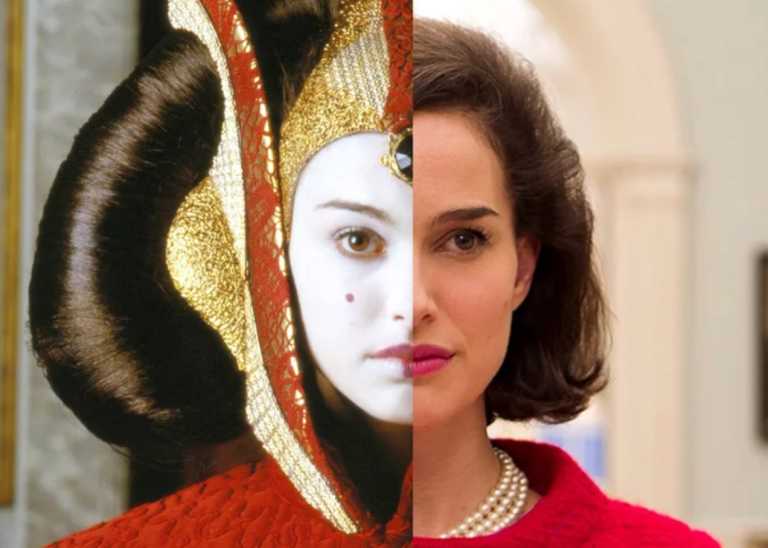 Natalie Portman protagonista del mash-up tra Padmé e Jackie