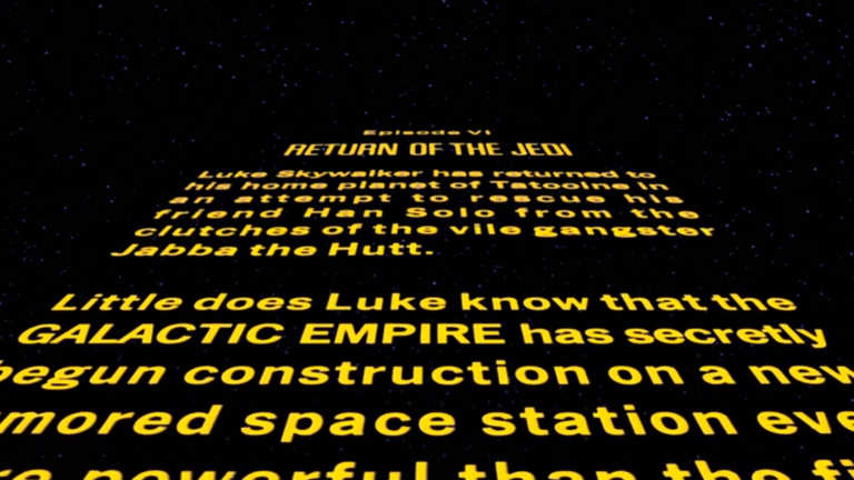 Star Wars: in vendita le sciarpe con gli opening crawls