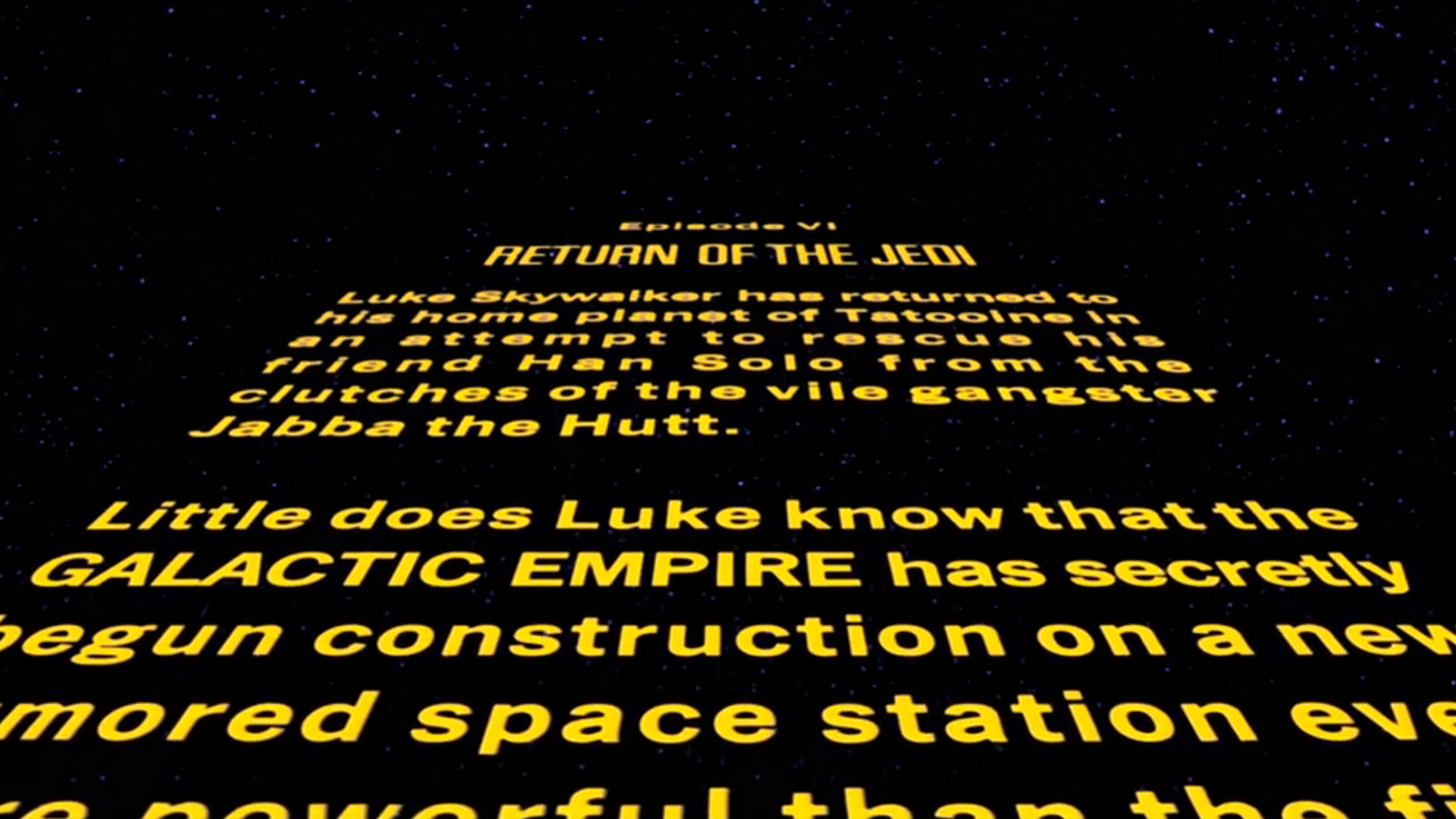 star wars Rogue One Opening Crawl