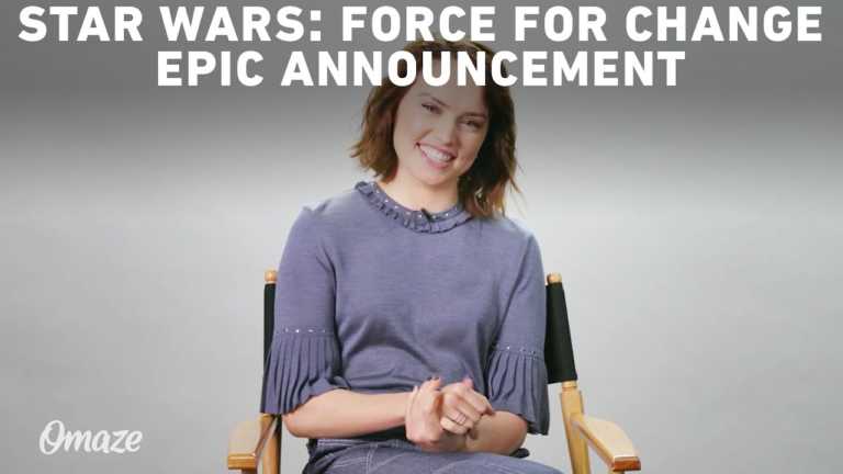 Star Wars: Daisy Ridley e Mark Hamill per Force for Change