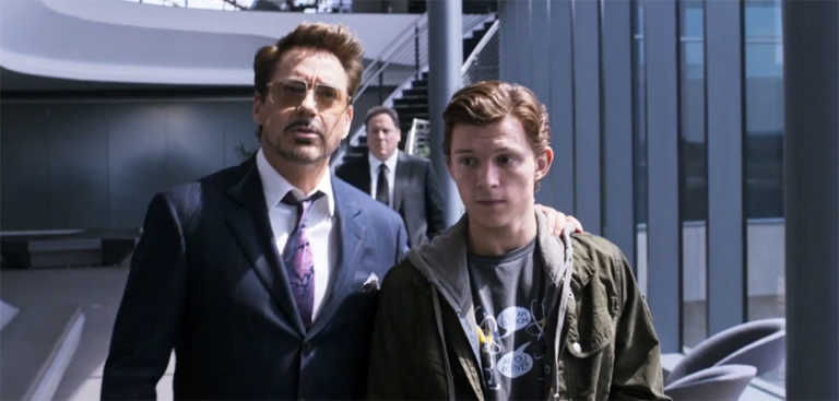 Spider-Man Homecoming: Tom Holland e Robert Downey Jr. posano insieme