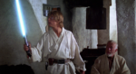 La spada laser originale di Luke in Star Wars