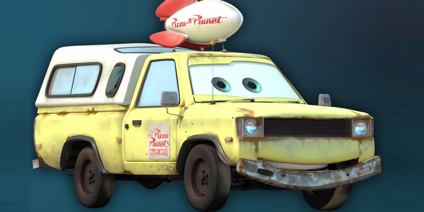 cars 3 cameo del furgone pizza planet