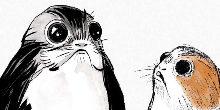 Star Wars Gli Ultimi Jedi: la Lucasfilm presenta i Porgs