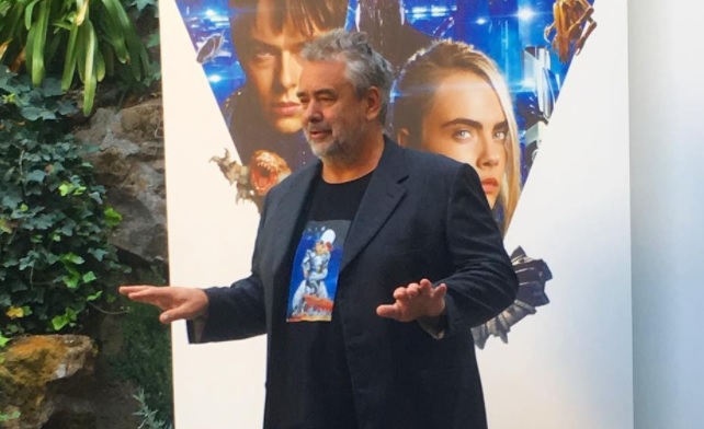 Luc Besson a Roma presenta Valerian e la città dei mille Pianeti