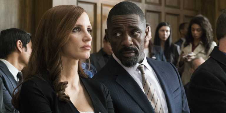 Jessica Chastain nel poster di Molly’s Game
