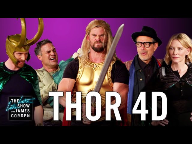 Thor: Ragnarok, la versione live per James Corden