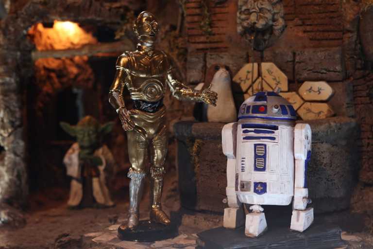Star Wars: Gli Ultimi Jedi, i protagonisti nel presepe napoletano