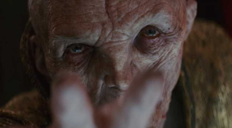 Star Wars: Gli Ultimi Jedi, Snoke è più potente di Darth Vader e dell’Imperatore