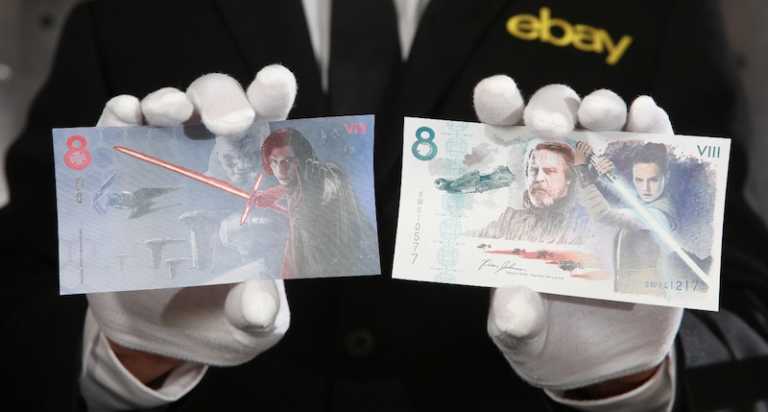 Star Wars: Gli Ultimi Jedi, su eBay aste uniche e vendite record