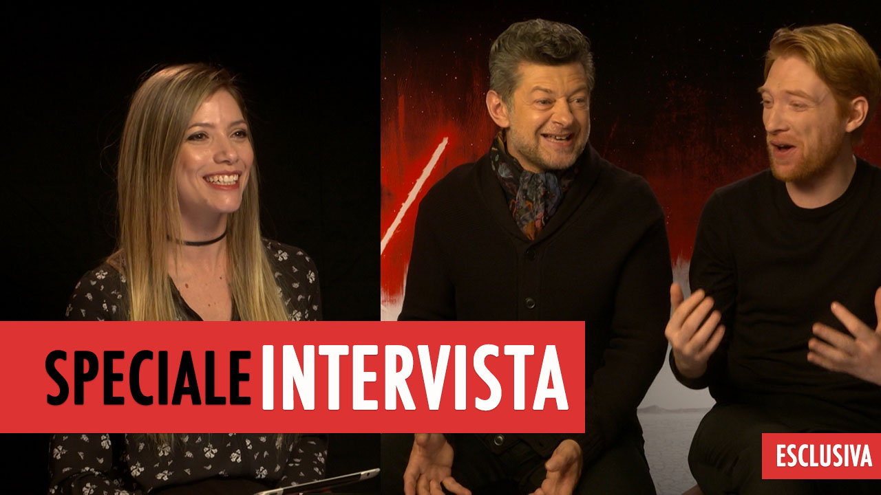 Andy Serkis e Domhnall Gleeson