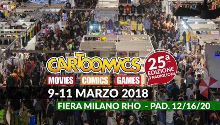 Cartoomics 2018: le novità della fiera dal 9 all’11 Marzo