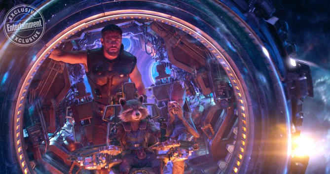 Avengers: Infinity War, i Guardiani della Galassia in una scena eliminata Avengers: Infinity War, i Guardiani della Galassia in una scena eliminata