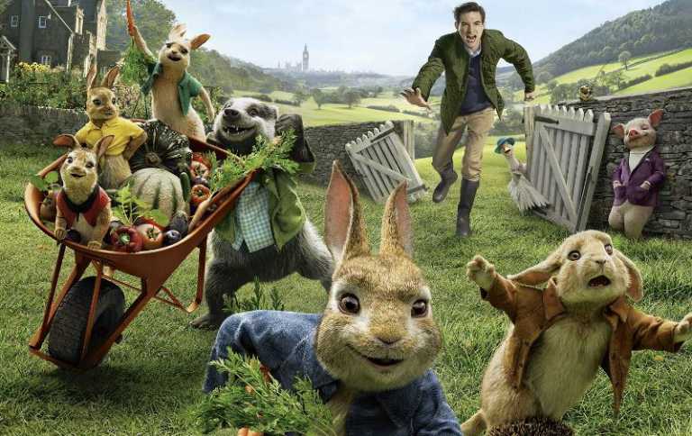 Peter Rabbit: una clip dal film con Domhnall Gleeson