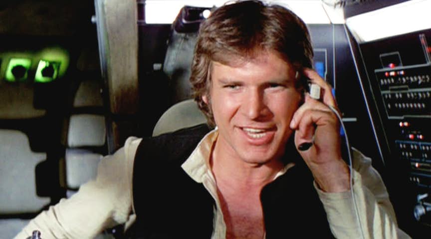 han solo Aiuta Luke a distruggere la Morte Nera