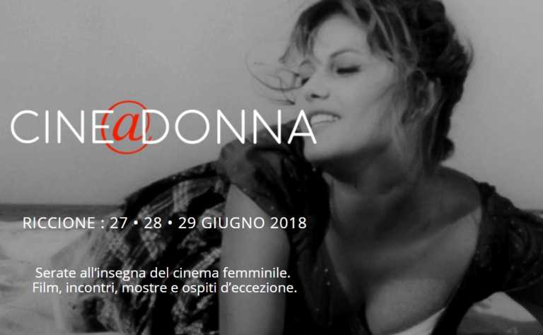Cine@Donna: il 27, 28 e 29 giugno al Cinepalace di Riccione