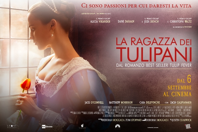 Alicia Vikander è La ragazza dei tulipani, trailer e locandina Alicia Vikander è La ragazza dei tulipani, trailer e locandina