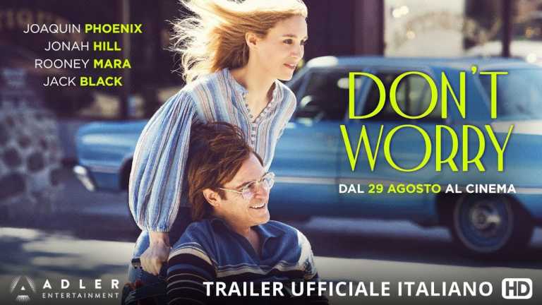 Don’t Worry: il trailer italiano del film di Gus Van Sant con Joaquin Phoenix