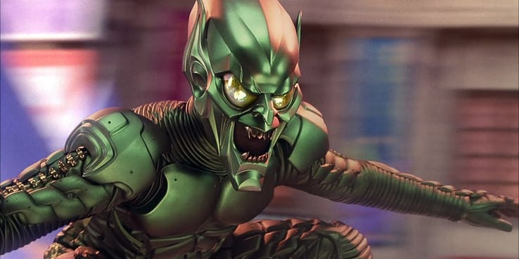 green goblin spider-man