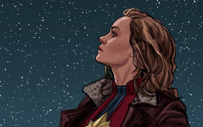 Captain Marvel connessa ad Iron Man, Cap e Thor nel nuovo spot