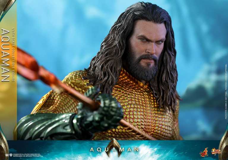 Aquaman: l’action figure Hot Toys di Arthur Curry nel dettaglio