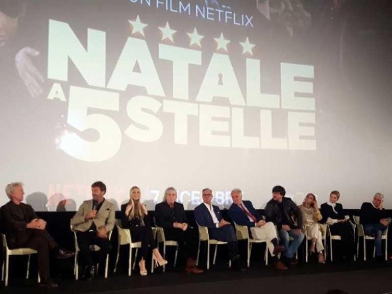 Natale a 5 Stelle, la conferenza stampa del nuovo film Netflix
