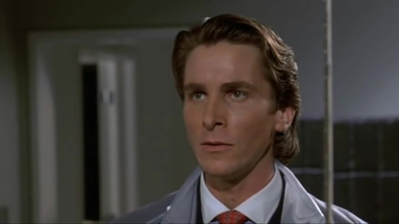 Christian Bale in American Psycho