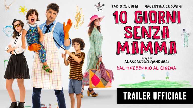 10 giorni senza mamma: il trailer con Fabio De Luigi
