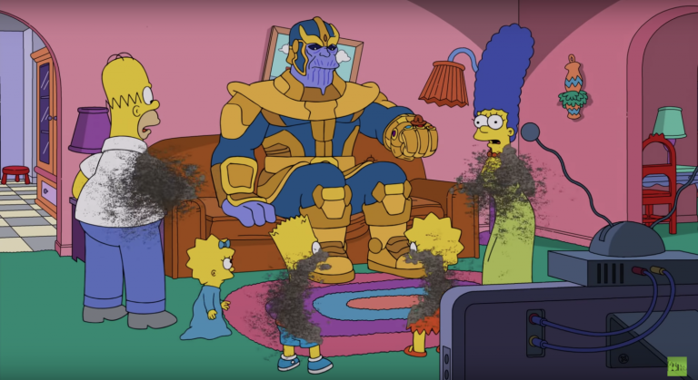 Thanos “polverizza” i Simpson nella nuova sigla della serie Thanos “polverizza” i Simpson nella nuova sigla della serie