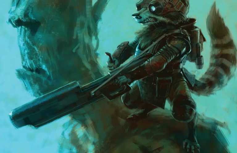 Rocket Raccoon e Groot fedeli ai fumetti nei primi concept