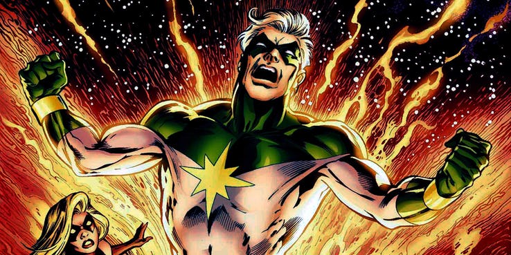 Captain-Marvel-Mar-Vell-White-Green-Costume