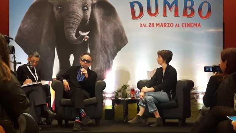 Tim Burton presenta il suo Dumbo in live action a Roma