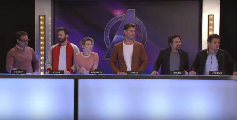 Avengers: Endgame, gli Original Six giocano al MCU pictionary