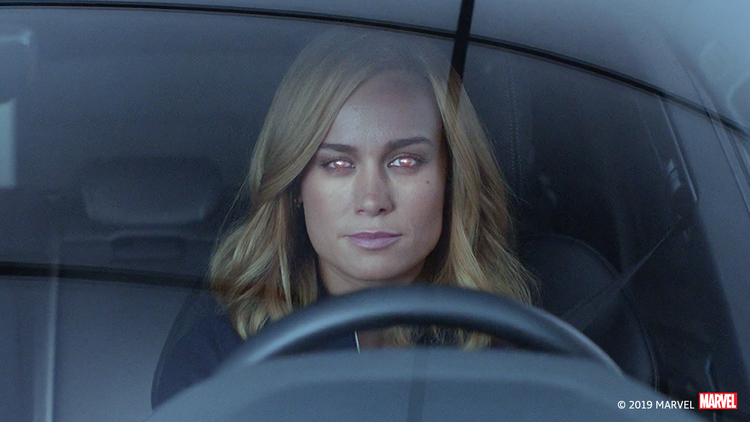 Avengers: Endgame, Carol recupera il tempo perduto nel nuovo spot Audi