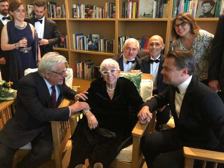 Leonardo DiCaprio incontra e omaggia Lina Wertmuller