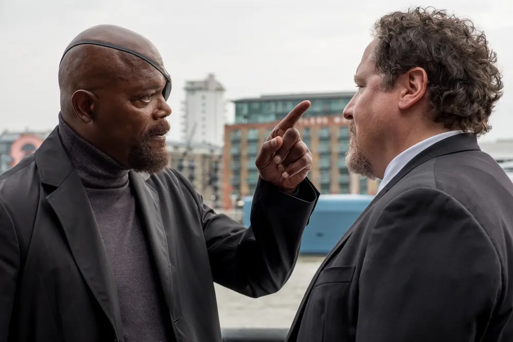 Spider-Man: Far From Home Samuel L Jackson e Jon Favreau