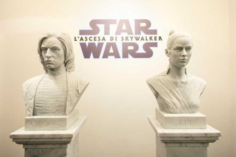 Star Wars: L’Ascesa di Skywalker, le statue in marmo Star Wars: L’Ascesa di Skywalker, le statue in marmo