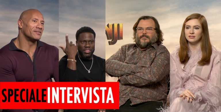 Jumanji: The Next Level, intervista a Dwayne Johnson, Kevin Hart, Karen Gillan e Jack Black