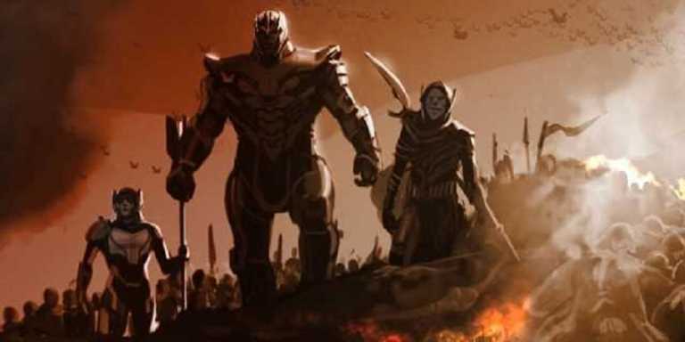 Avengers: Endgame, i Vendicatori cantano “Tanti auguri” a Thanos