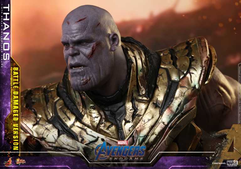 Avengers: Endgame, Thanos con i danni della battaglia nella nuova Figure Hot Toys Avengers: Endgame, Thanos con i danni della battaglia nella nuova Figure Hot Toys
