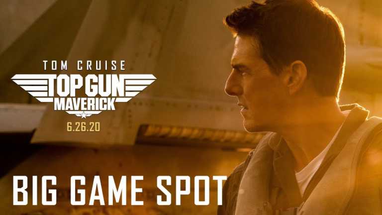 Top Gun: Maverick con Tom Cruise al Super Bowl LIV Top Gun: Maverick con Tom Cruise al Super Bowl LIV